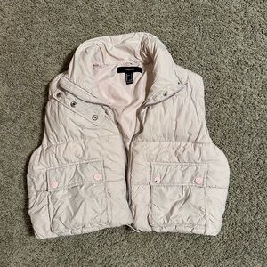 Blush Pink Puffer Vest